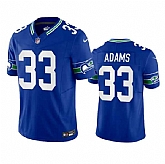 Men's Seattle Seahawks #33 Jamal Adams Royal 2023 F.U.S.E. Vapor Limited Throwback Stitched Jersey Dzhi,baseball caps,new era cap wholesale,wholesale hats